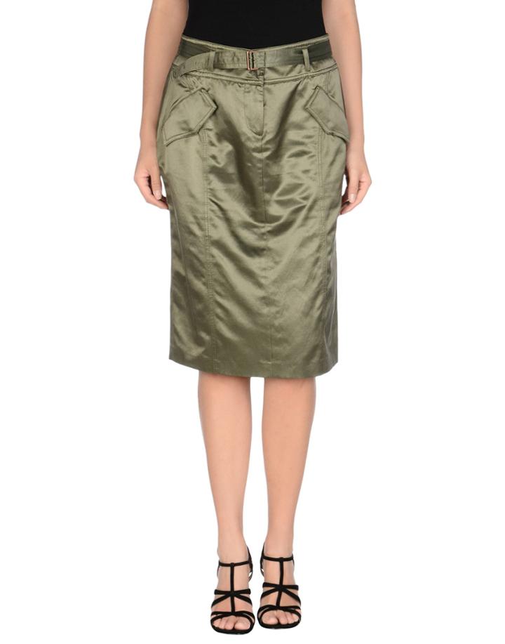 Gianfranco Ferre' White Knee Length Skirts