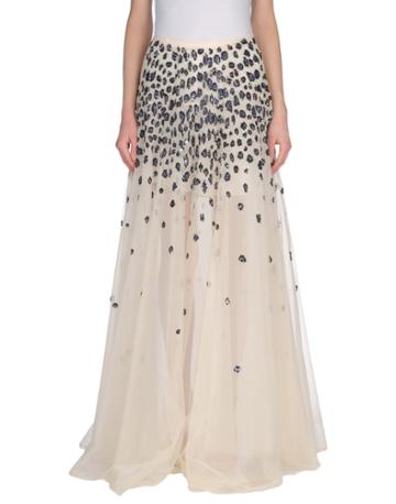 Elisabetta Franchi Gold Long Skirts