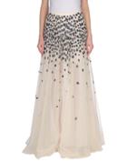 Elisabetta Franchi Gold Long Skirts