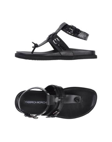 Fabbrica Morichetti Toe Strap Sandals