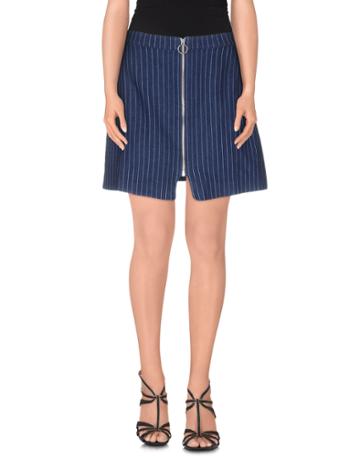Weili Zheng Denim Skirts