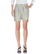R13 Denim Bermudas