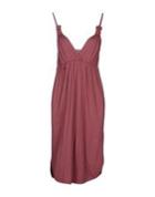 Manila Grace Denim Knee-length Dresses