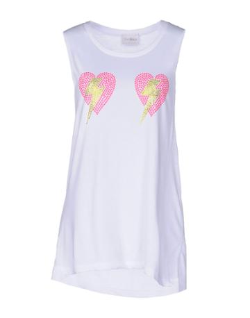 Pink Bow Tank Tops