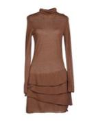 Kangra Cashmere Short Dresses
