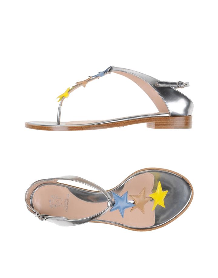 Paula Cademartori Toe Strap Sandals