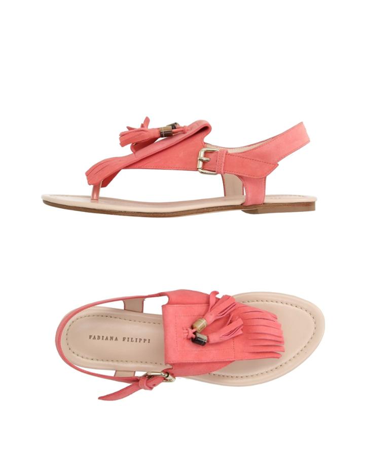 Fabiana Filippi Toe Strap Sandals
