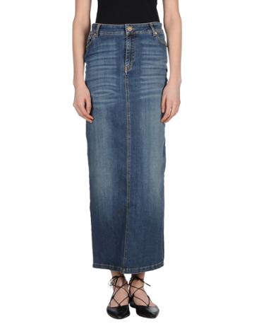 Violet Atos Lombardini Denim Skirts
