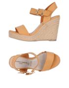Sandro Ferrone Toe Strap Sandals