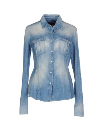 Never Behind Denim Shirts