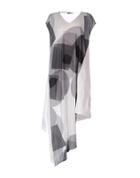 M Gray Long Dresses