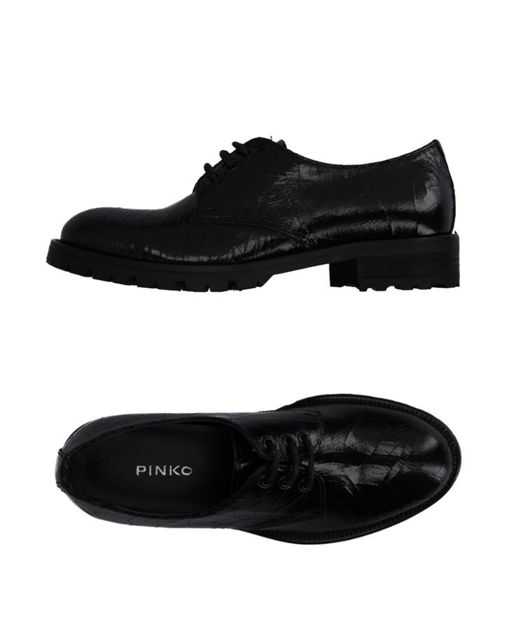 Pinko Black Lace-up Shoes