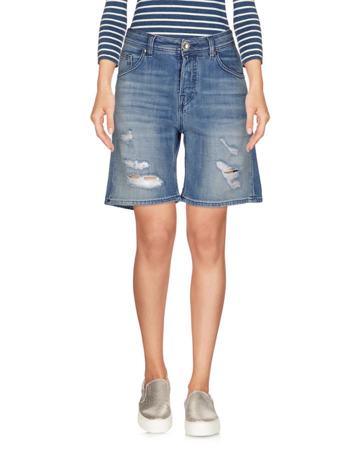 Jijil Le Bleu Denim Bermudas