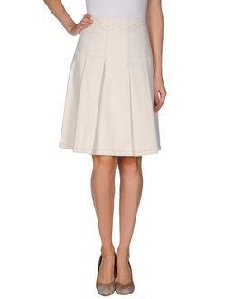 Jil Sander Navy Denim Skirts