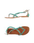Have A Nice Day Toe Strap Sandals