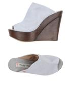 Manila Grace Denim Mules