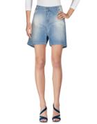 La M Me Road Denim Bermudas