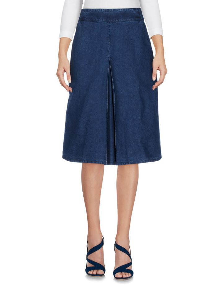 Folk Denim Skirts