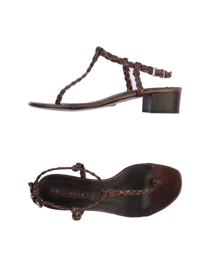 Coccinelle Toe Strap Sandals