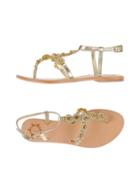 Frame Toe Strap Sandals
