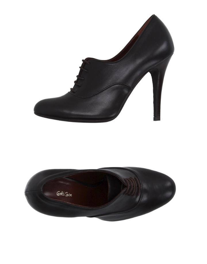 Gold Case Lace-up Shoes