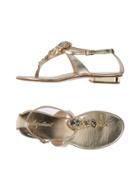 Giallo Positano Toe Strap Sandals