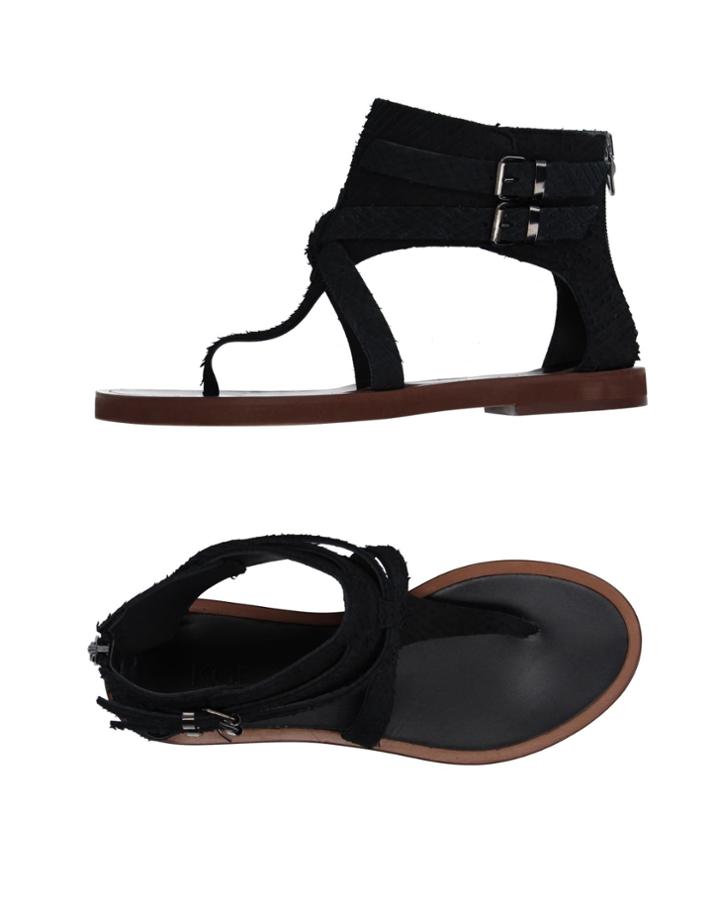 K E Toe Strap Sandals