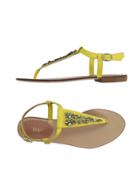 Red(v) Toe Strap Sandals