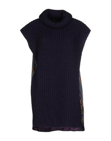 Peacock Blue Turtlenecks