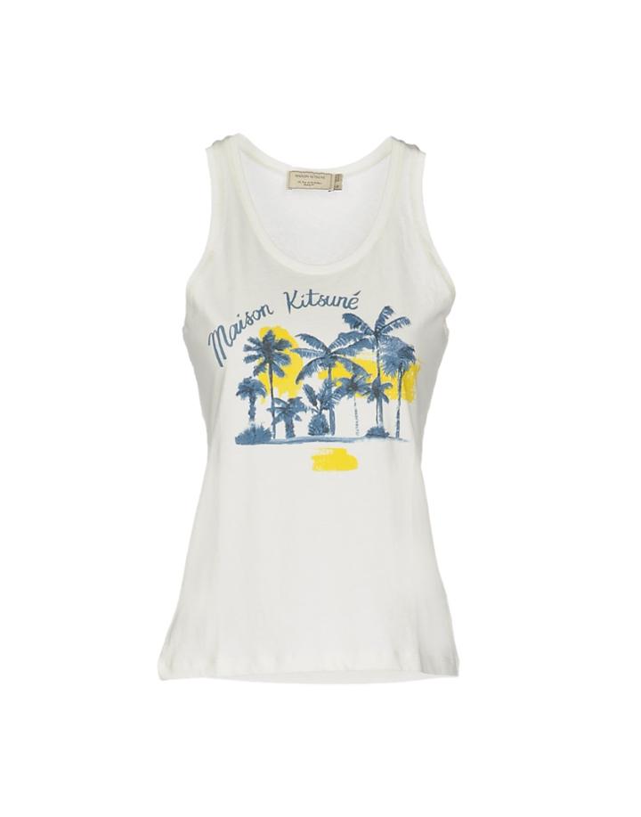 Maison Kitsun Tank Tops