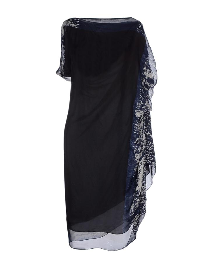 Jil Sander Navy Long Dresses