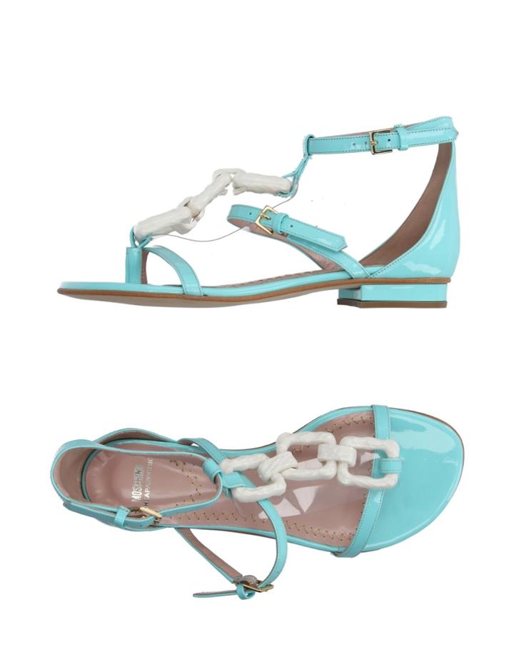 Moschino Cheapandchic Toe Strap Sandals