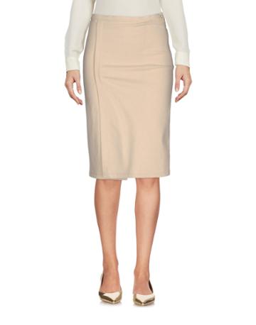 Semis-paris Knee Length Skirts