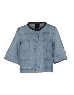 Pinko Black Denim Outerwear