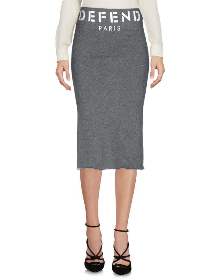 Defend Knee Length Skirts