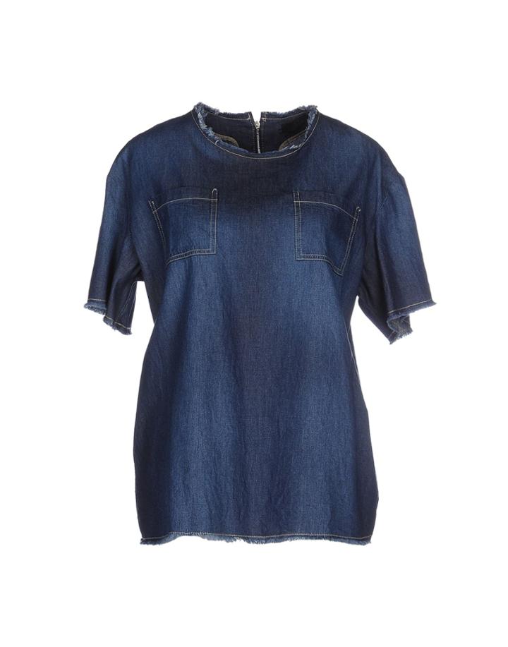 Space Style Concept Denim Shirts