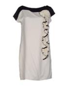 Twisty Parallel Universe Short Dresses