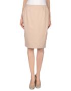 Grn Knee Length Skirts