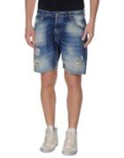 Philipp Plein Homme Denim Bermudas