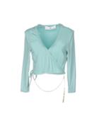 Elisabetta Franchi Jeans Wrap Cardigans