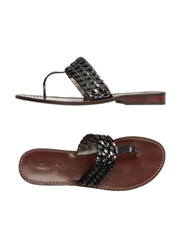 Beverly Feldman Toe Strap Sandals