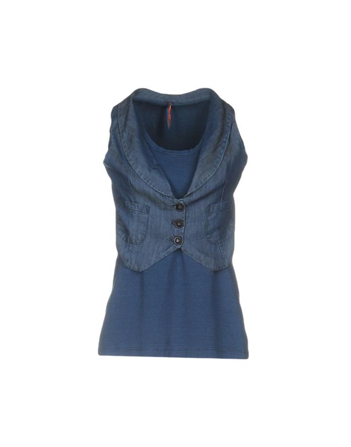 Avantgar Denim By European Culture Tank Tops