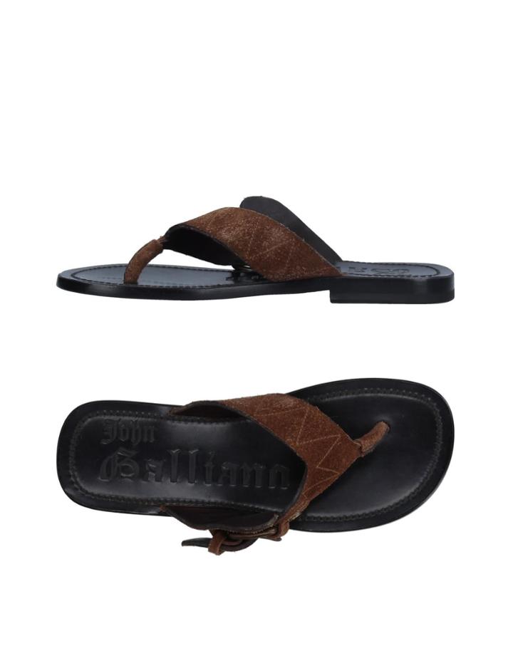 John Galliano Toe Strap Sandals
