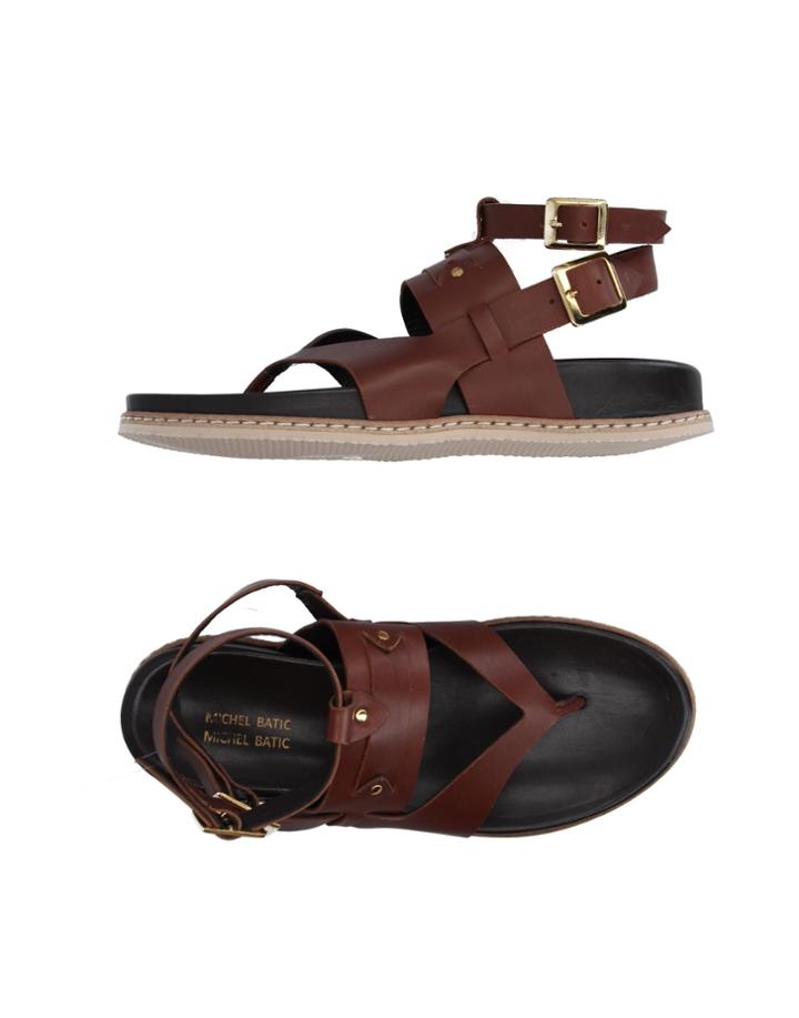 Michel Batic Toe Strap Sandals