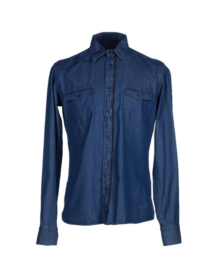 Class Roberto Cavalli Denim Shirts