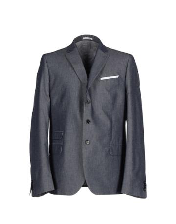 Grey Daniele Alessandrini Denim Outerwear