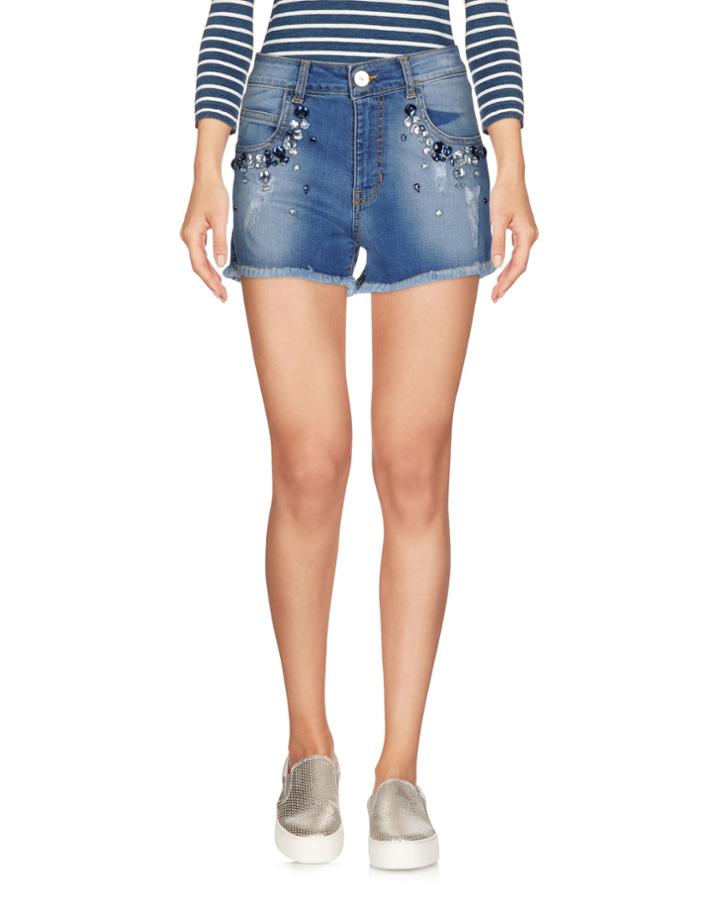 Ki6? Who Are You? Denim Shorts