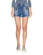 Ki6? Who Are You? Denim Shorts