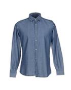 Alessandro Dell'acqua Denim Shirts