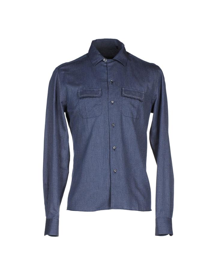 Trend Corneliani Denim Shirts